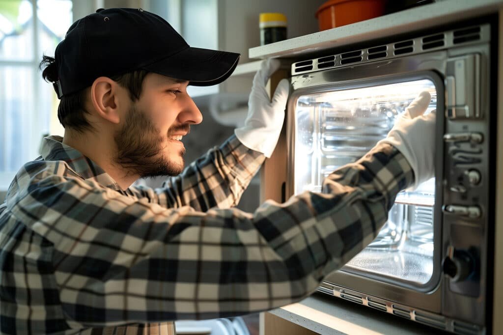 instalação mal feita de eletrodoméstico